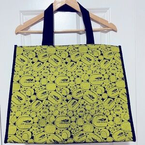 Large US Open Tote Bag in Tennis Ball Green